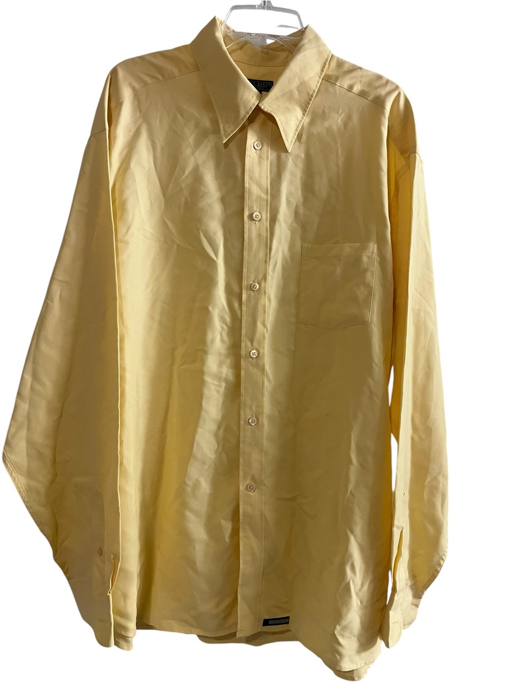 Ted Baker Yellow Long Sleeve Dress Shirt